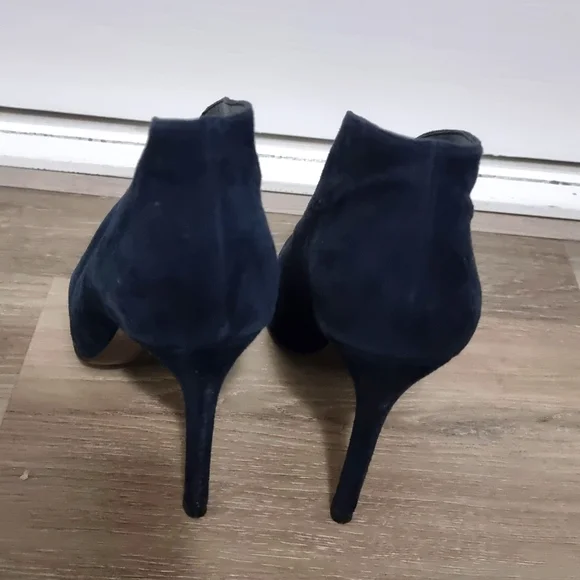 Navy suede high heels 👠 - Picture 4 of 6